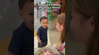 CUTIE DELIVERY BABY🥰💐 #shorts #cute #baby #toddler #flowers #happy #anniversary #wedding #trending