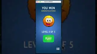 Colorer Game – Select level screen
