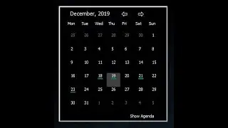Excel TaskMaster Calendar - a vba runtime created calendar.