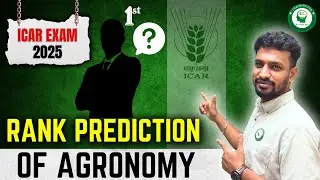 ICAR PG 2025 Agronomy Rank Prediction by AgriAddict | Know the rank for your score
