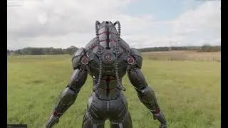 Sci fi Robot Model 3d for C4D