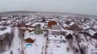DJI Phantom2 с подвесом Zenmuse Gimball H3-3D и камерой GoPro Hero3+ Самый первый полет