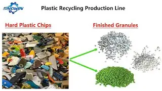 Plastic wastes single screw recycling and pelletizing machines