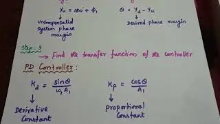 PD/PI/PID Controller Design Procedure