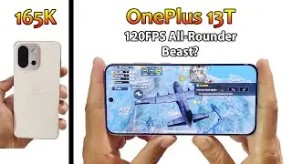 OnePlus 13T PUBG 120FPS Test | Heating, FPS Drops, Battery Life