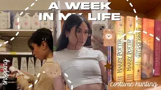 a week in my life vlog🌷 costume hunting, cleaning, & fun ˚˖𓍢ִ໋🌷͙֒✧˚.🎀༘⋆