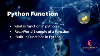 Python Function | Python Built-in Functions | Real-World Python Function