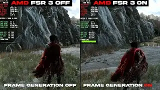 AMD FSR 3 Frame Generation on RX 6600