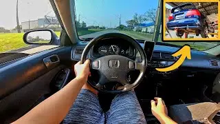 TESTEI O NOVO ESCAPE NA RUA 🔥 Honda Civic 1999