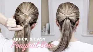 Easy Ponytail Bow 🎀 by Nina Starck