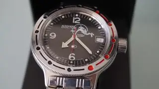 The Best Iconic Russian Automatic Dive Watch Under $60: Vostok Amphibia 420634 Scuba Dude | Unboxing