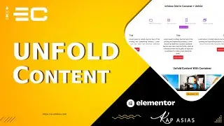 Unfold Content Widget Elementor Wordpress