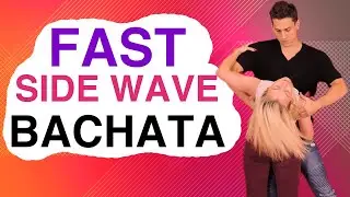 Bachata Fast Side Wave and Head Roll Combo Tutorial | How to dance Bachata | Marius&Elena Bachata