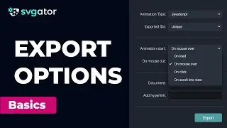 Export Options Explained | SVGator