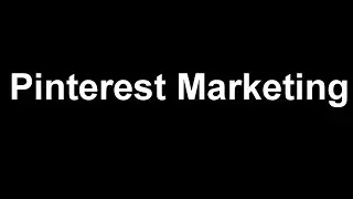 Pinterest Marketing Crash Course