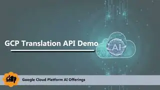 GCP Translation API Demo