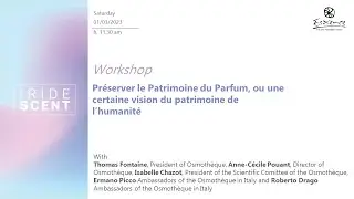 Prèserver le patrimoine di parfum, ou une certaine vision du patrimoine de l'humanithè
