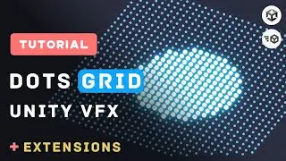Dots Grid - 3D Grid And Mesh Space - Unity Visual Effect Graph