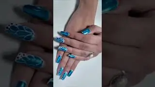 2/30 day reel challenge  - chromr nailart #nailartist #nailart #nailextension #nails #chromenails