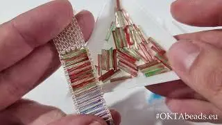 Эфир инновации от Прециозы, стеклярус и нити