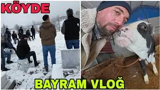 KAR FIRTINA BAYRAM..ÇİFTLİKTE BAYRAM İŞLERİ