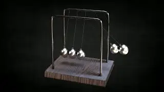 Newton's Cradles 3D Animation