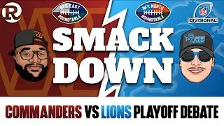 Commanders vs Lions Divisional Round Smackdown Debate Show 🔥🏈🍿