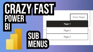 New Power BI Drop Down Navigation Menus! (Build guide with examples in under 5 minutes)