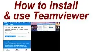 How to use Teamviewer ! How to Install Teamviewer
