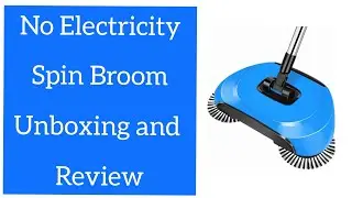 No Electricity spinning broom review | Sweep Drag All In One