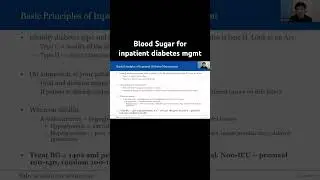 Blood sugar for inpatient diabetes