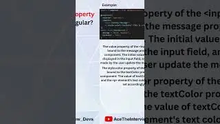 What is property binding in Angular? 