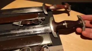 An Early and Later SA Daggers Side By Side