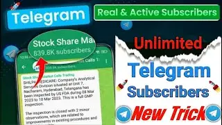 Telegram Subscribers Kaise badhaye | Telegram Par Subscribers Kaise badhaye | Get Telegram Subscribe