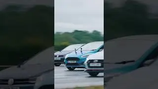 i20N vs Fiesta ST vs Polo GTI #dragrace #youtubeshorts #i20n #fiestast #pologti credit - Carwow