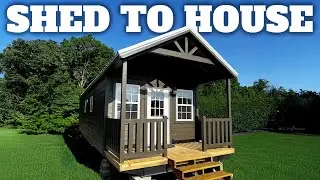 5 INCREDIBLE Shed to House Conversions! Tiny Home Tours