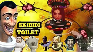 skibidi toilet astrowoman vacuum VS microphone woman