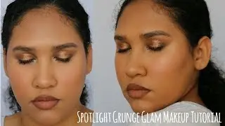 SPOTLIGHT GRUNGE GLAM MAKEUP TUTORIAL | South African YouTuber