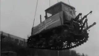 ДТ-55А трактор. Из металлолома (1962).