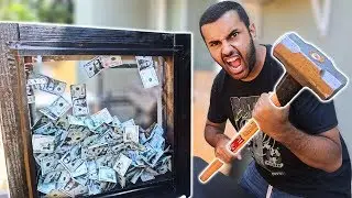 TAKE ALL THE MONEY IF YOU CAN IF YOU BREAK IT!!!! UNBREAKABLE GLASS CHALLENGE!!! *$30,000* 🤑