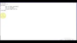 Javascript | String 'length method' | CodeLearning