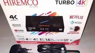 Hiremco Turbo 4K Linux Uydu Alıcı Kutu Açılışı Menü İnceleme