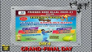 FRIENDS KODI TROPHY 2020-21 | FINAL DAY | CRICKET LIVE