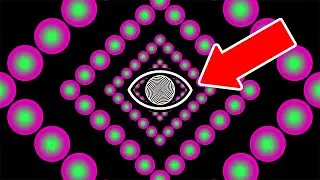 Crazy Optical Illusion Pink