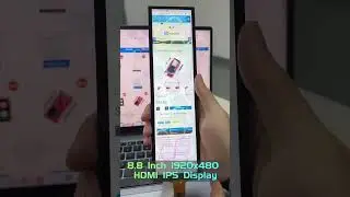 8.8 inch 1920x480 HDMI IPS Display - Makerfabs #short
