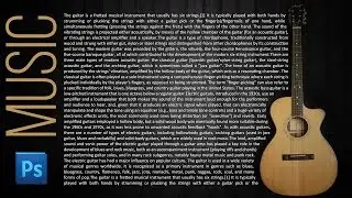 1-Minute Photoshop - Wrap Text Around Any Image