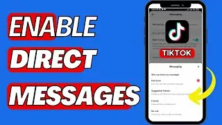 tiktok direct message option not showing | how to fix direct message on tiktok 2024