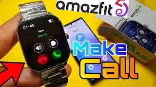 How To Make Call In Amazfit Smartwatch | Calling In Amazfit Pop 3S Smartwatch | Amazfit Smartwatch