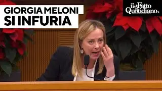 Meloni and journalist Fusani exchanged blows over rave parties. The prime minister lost her temper.