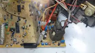 ремонт телевизора rubin 55M04-1 уходит настройка каналов, нет звука на tda7056b